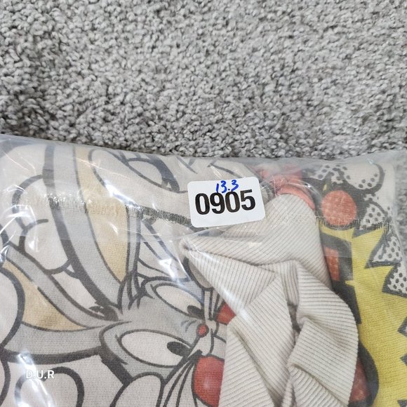 Looney Tunes Sweatshirt Men's XL 46-48 Bugs‎ Bunny And Crew Long Sleeve Casual - Picture 8 of 8